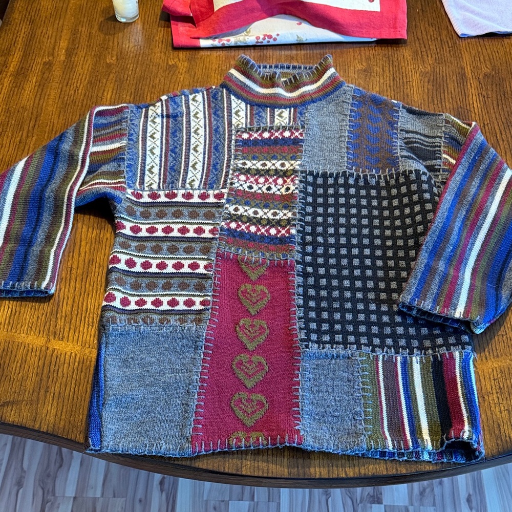 100% WOOL FRENCH CONNECTIONS PULLOVER SWEATER SIZE M